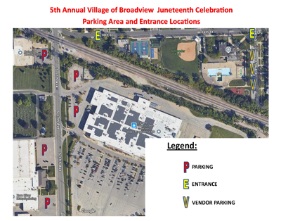 Juneteenth Event Parking Locations